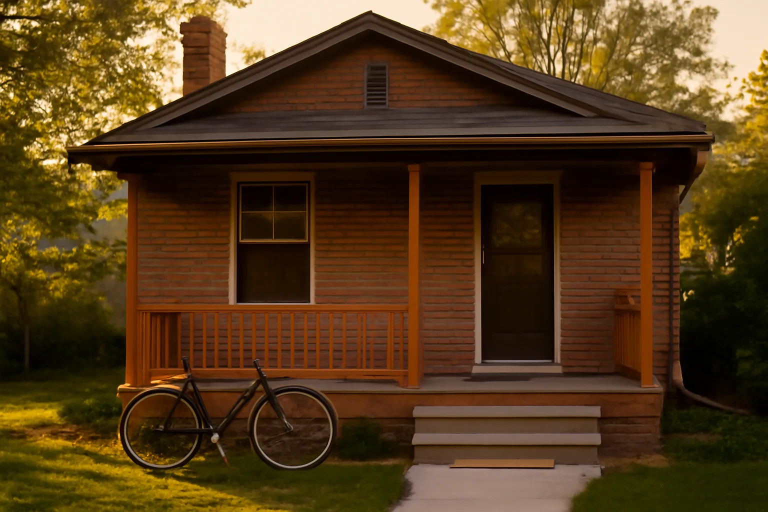 Denver bungalow porch representing a primary-residence short-term rental property