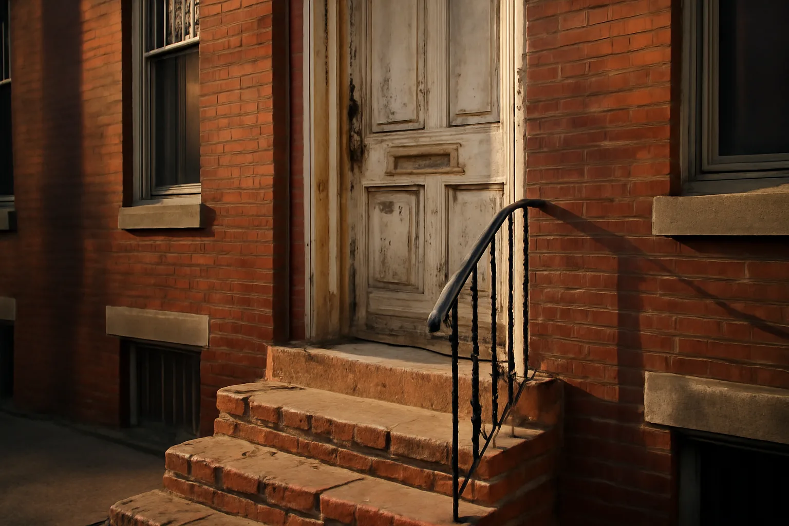 Philadelphia rowhouse exterior representing a property needing a rental license