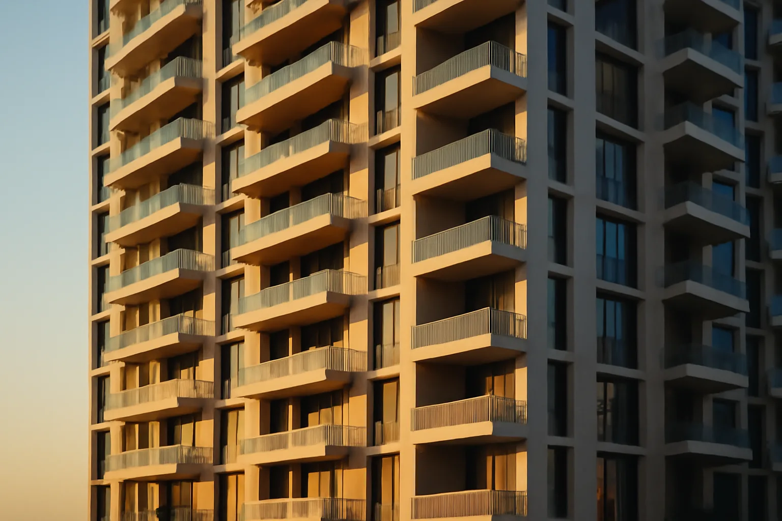Abu Dhabi residential tower exterior representing mandatory rental contract registration