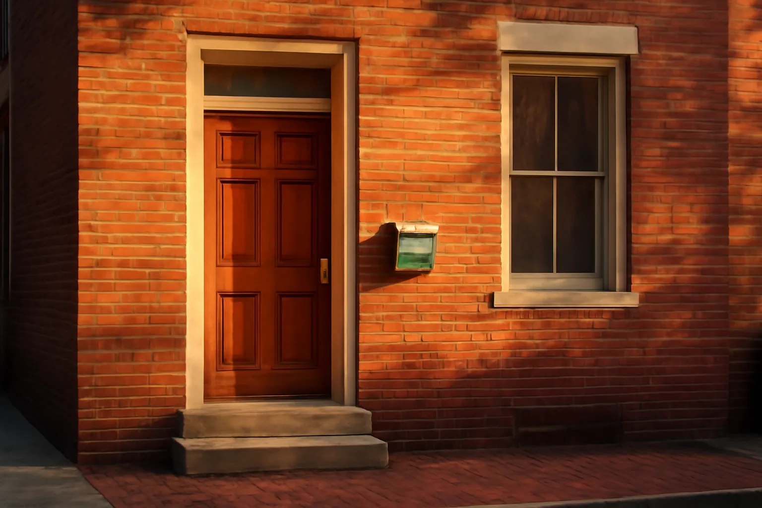 Brick rowhouse facade representing a rental unit covered by a lease in DC