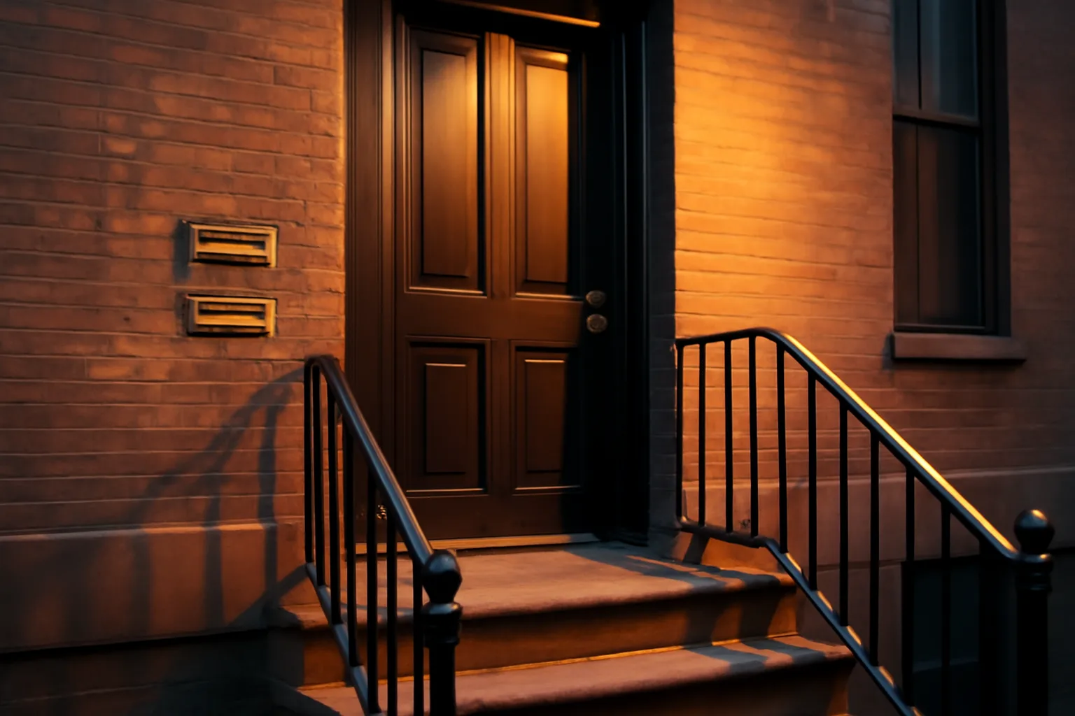 NYC apartment building entrance representing short-term rental registration under Local Law 18