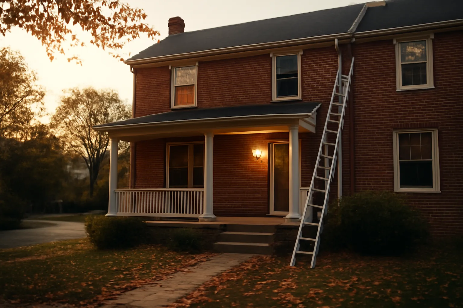 Brick rental duplex on a residential street illustrating renters rights in Virginia