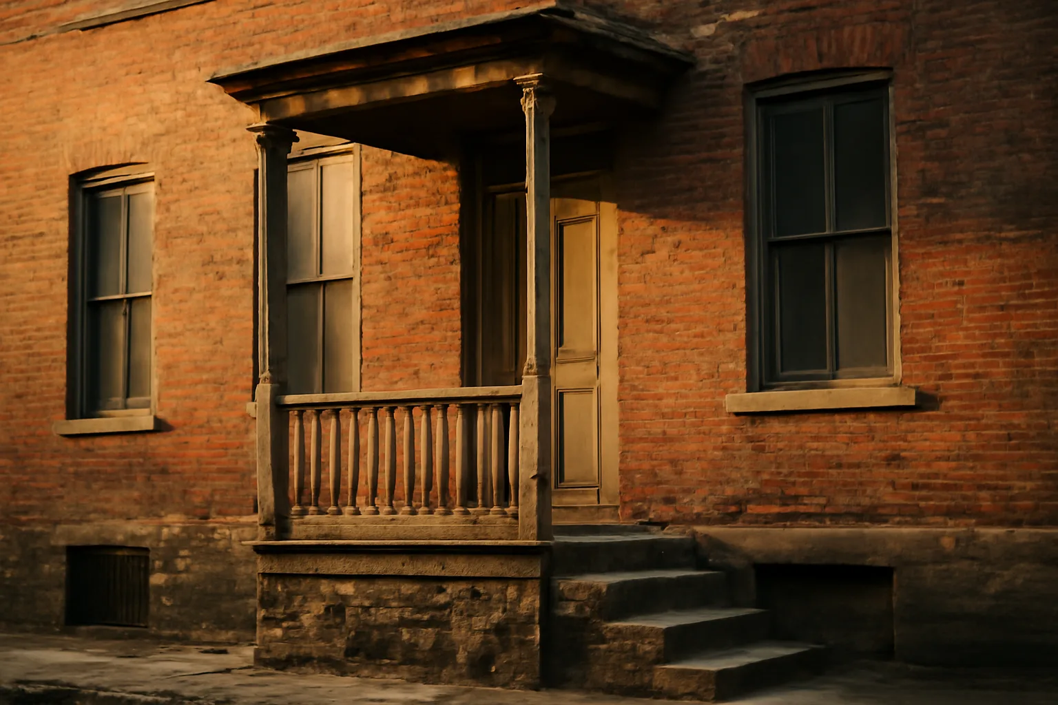 Brick rowhouse exterior representing a Scranton rental property before city inspection