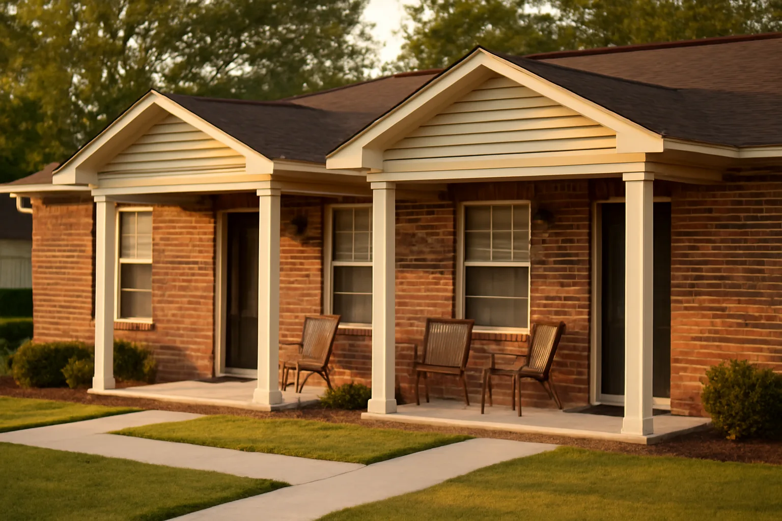 South Carolina rental duplex exterior illustrating landlord tenant rights and responsibilities