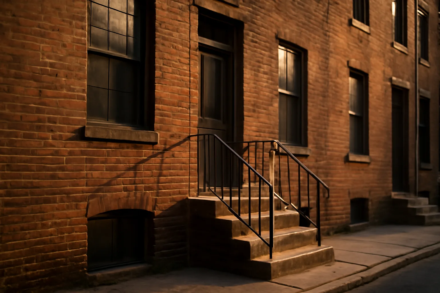 Brick Philadelphia rowhouse exterior representing a rental property needing a license