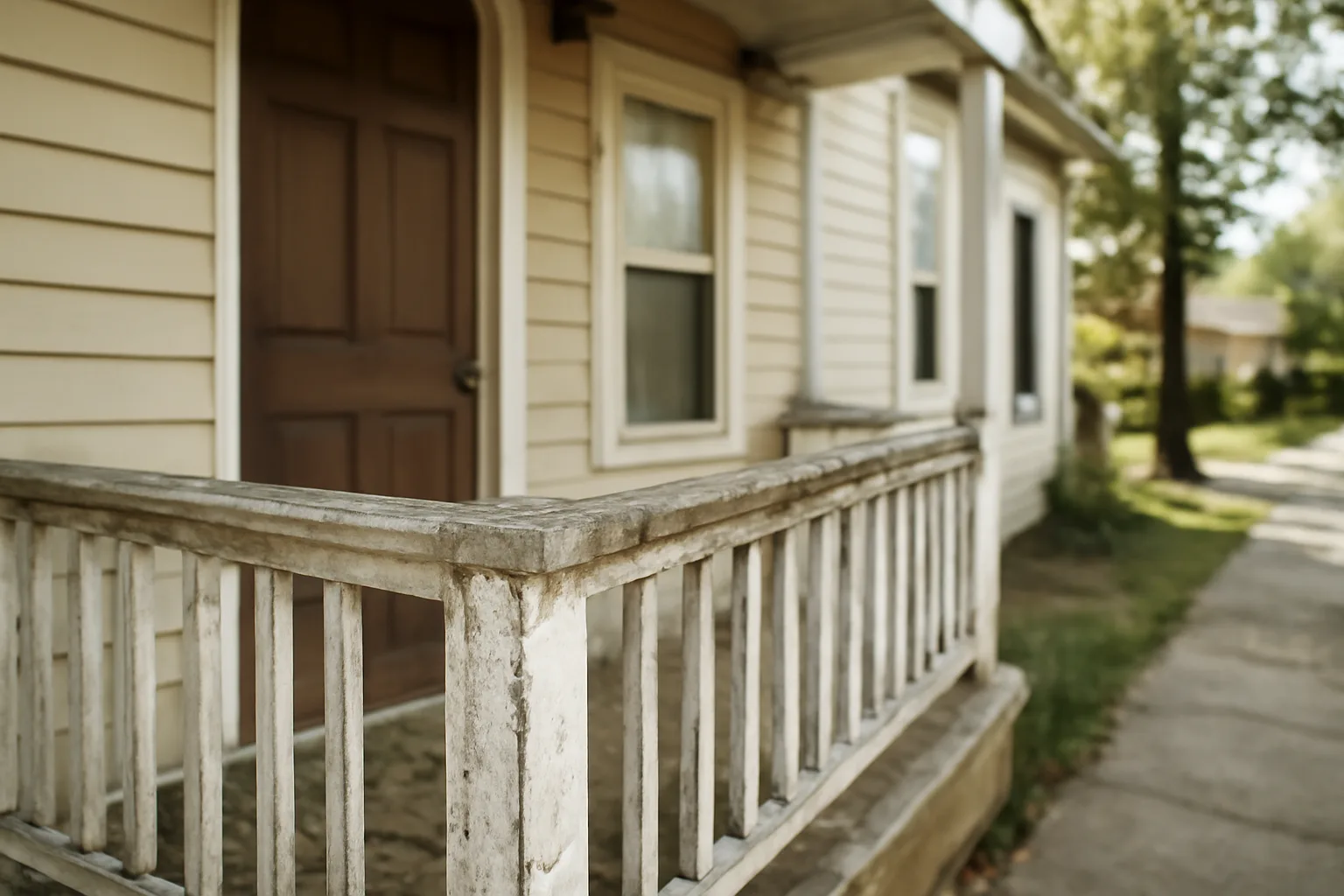 Duplex rental property exterior, illustrating how to check if a landlord is licensed