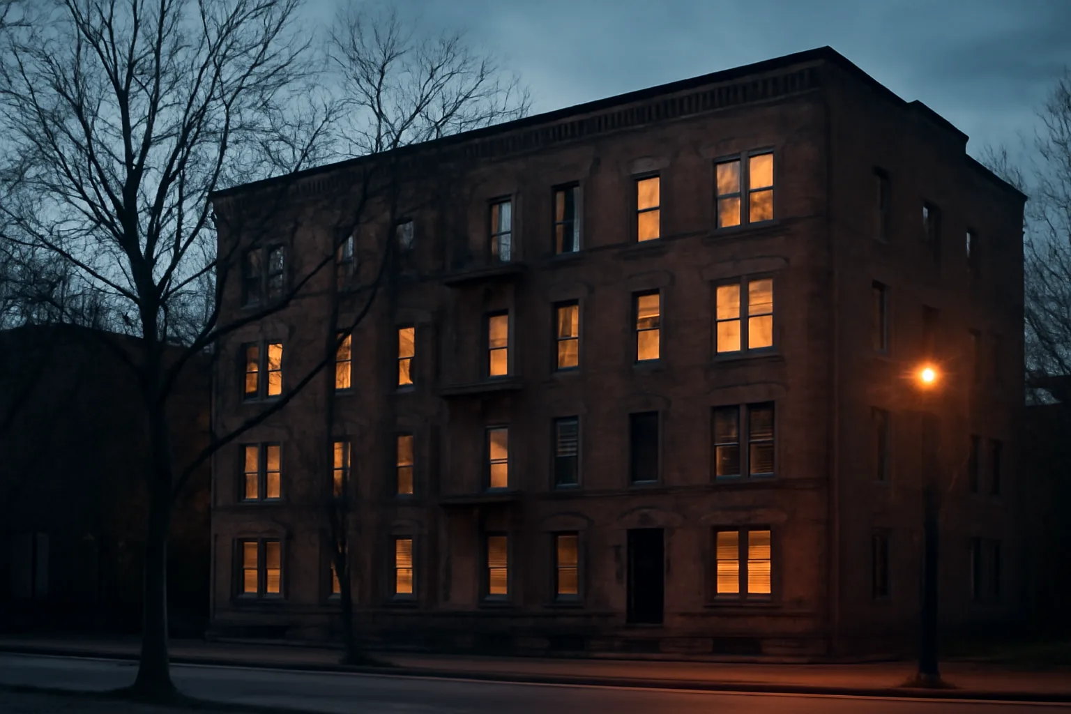Multi-unit apartment building in Cincinnati illustrating rental property subject to retaliation ordinance